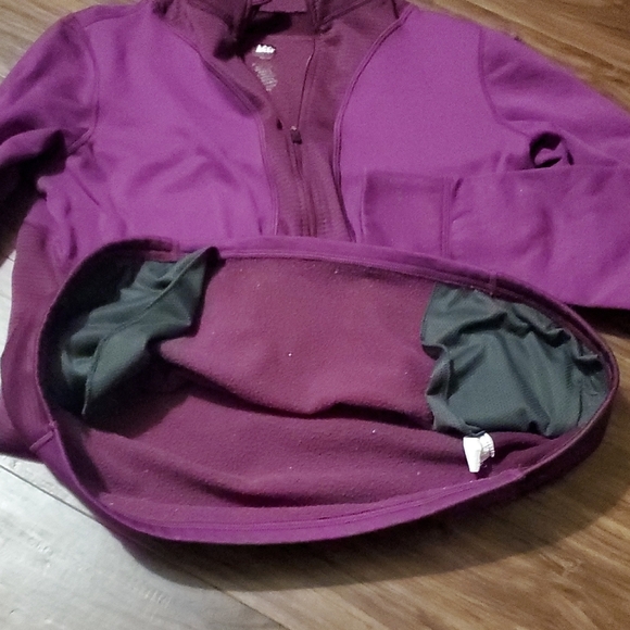 REI Burgundy Quarter Zip Jacket - Picture 6 of 10